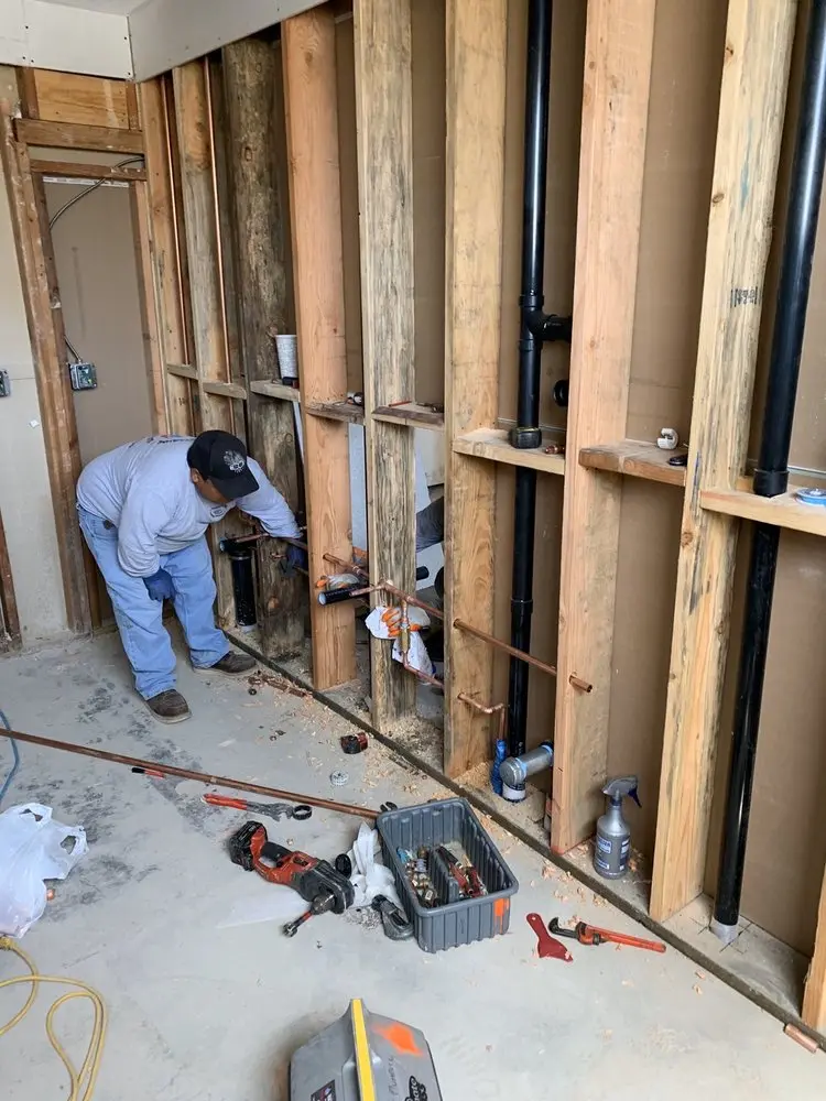 Commercial rough-in plumbing for Trenchless Sewer Repair in Claymont Village